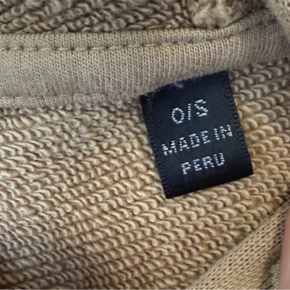 ATM Oversized French Terry Hooded Poncho - Picture 6 of 11